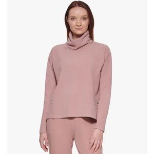 Marc New York Performance Brushed Rib Funnel Neck Pullover Sz M